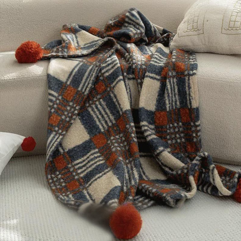Brighthowl Christmas Plaid Double-Sided Blanket