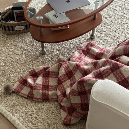 Brighthowl Christmas Plaid Double-Sided Blanket