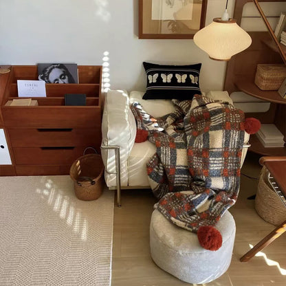 Brighthowl Christmas Plaid Double-Sided Blanket