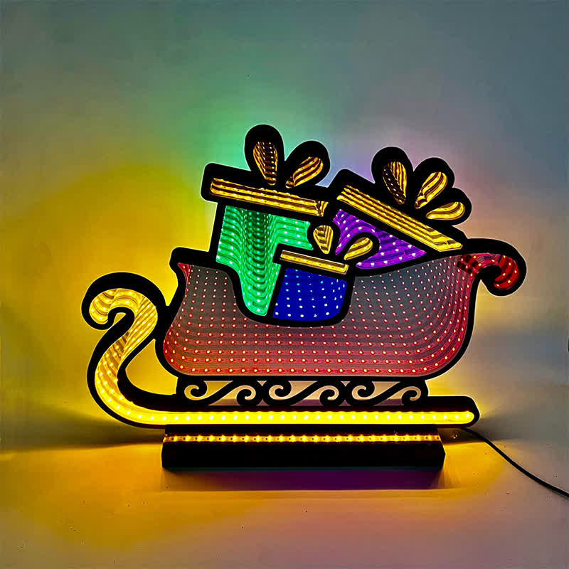 Brighthowl Christmas Sleigh 3D Tunnel Light