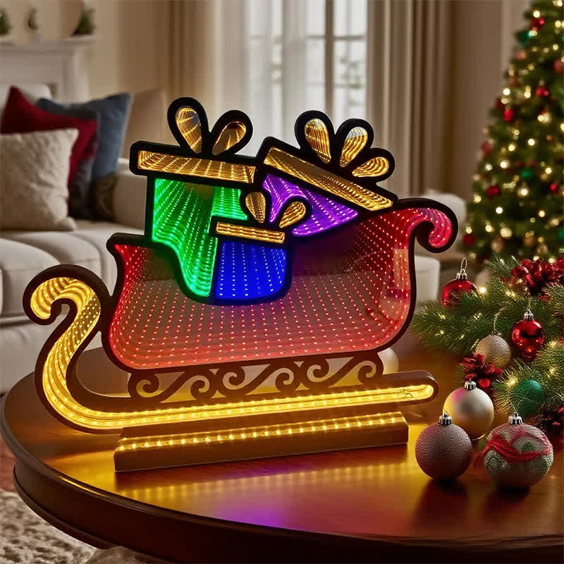 Brighthowl Christmas Sleigh 3D Tunnel Light