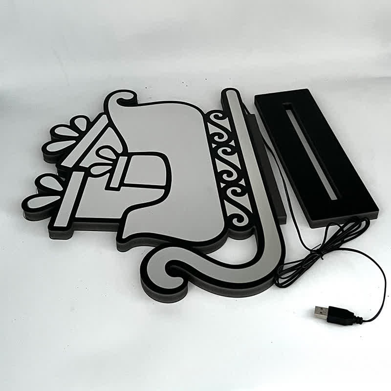 Brighthowl Christmas Sleigh 3D Tunnel Light