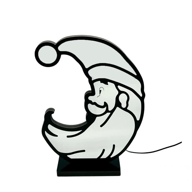 Brighthowl 3D Christmas Santa Infinity Lights