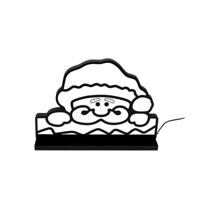 Brighthowl3D Santa Face Christmas Night Lamp