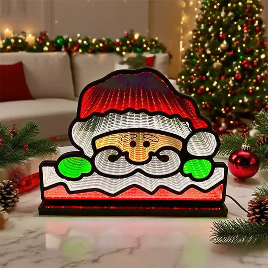 Brighthowl3D Santa Face Christmas Night Lamp