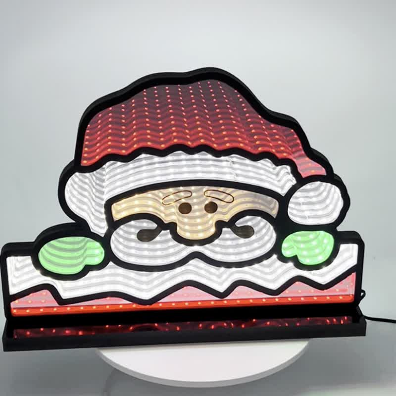 Brighthowl3D Santa Face Christmas Night Lamp
