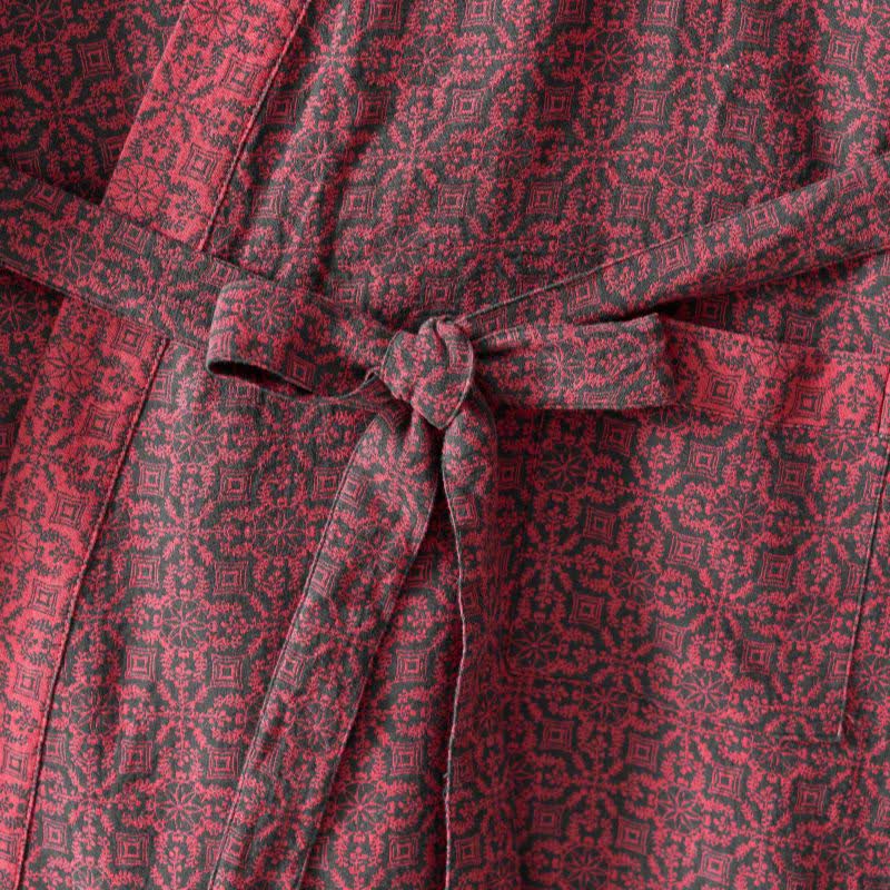 Brighthowl Christmas-inspired Cotton Gauze Kimono Robe