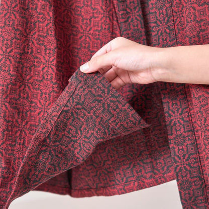 Brighthowl Christmas-inspired Cotton Gauze Kimono Robe