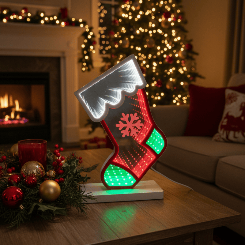 Brighthowl Christmas Sock 3D Tunnel Light