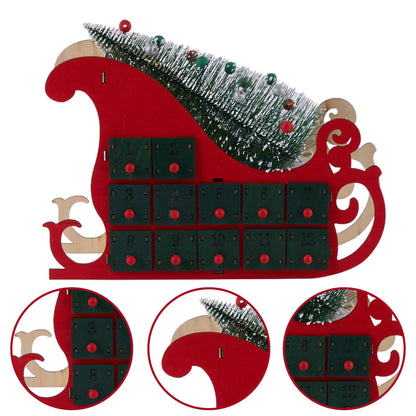 Brighthowl Christmas Countdown Advent Calendar Gift Box Decor
