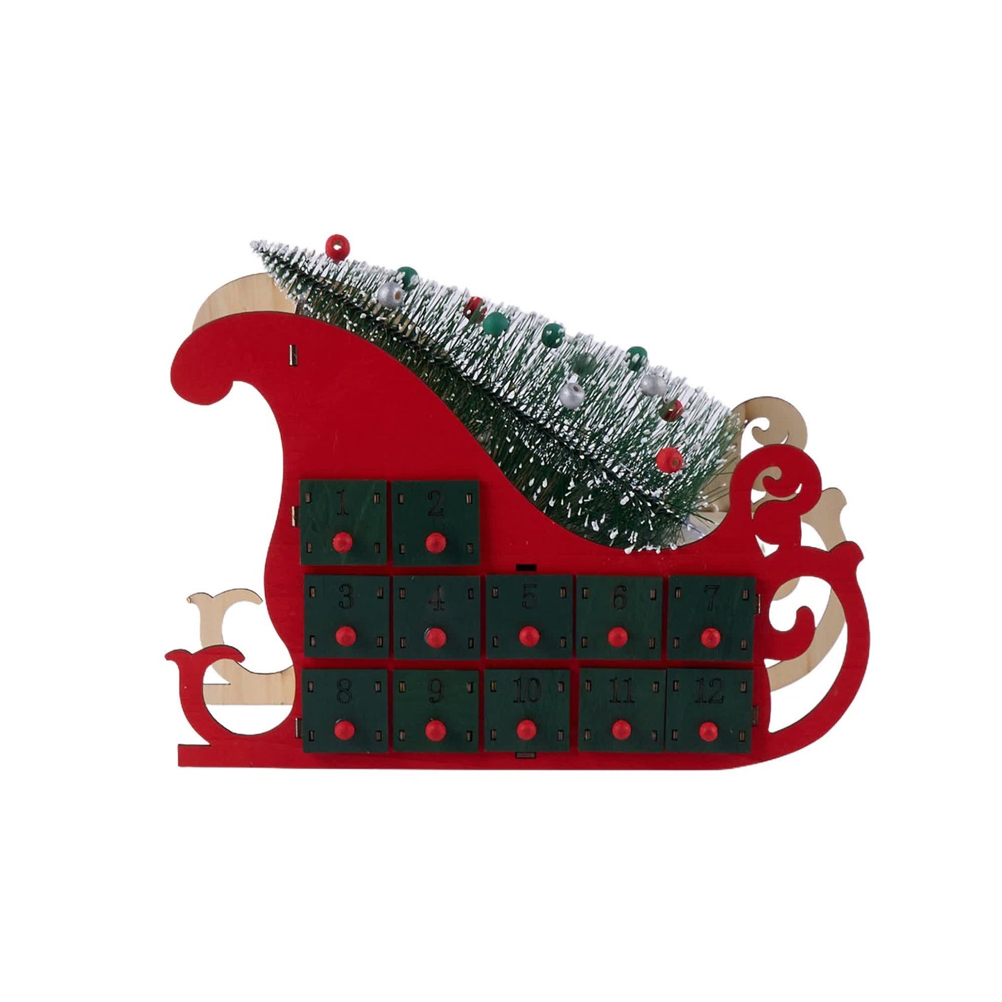 Brighthowl Christmas Countdown Advent Calendar Gift Box Decor