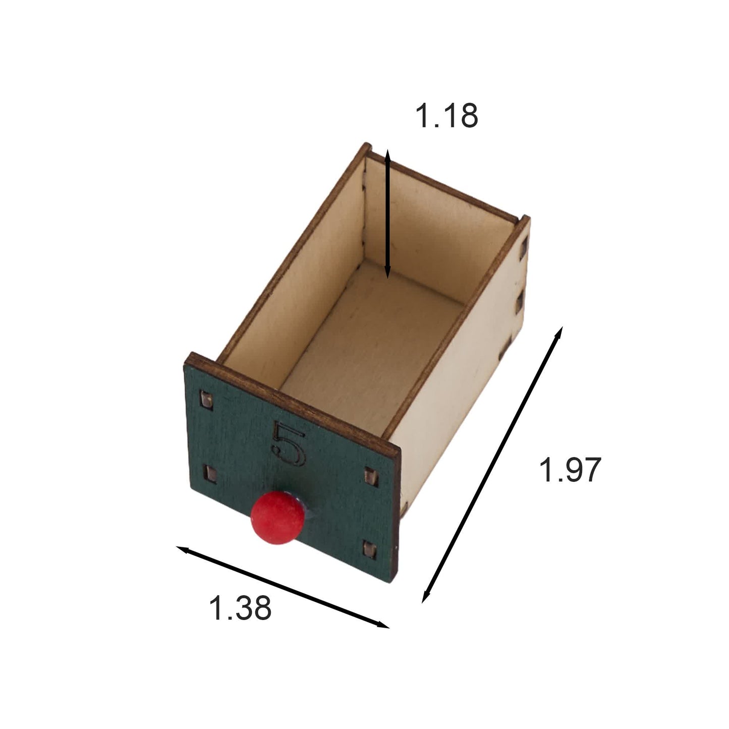Brighthowl Christmas Countdown Advent Calendar Gift Box Decor