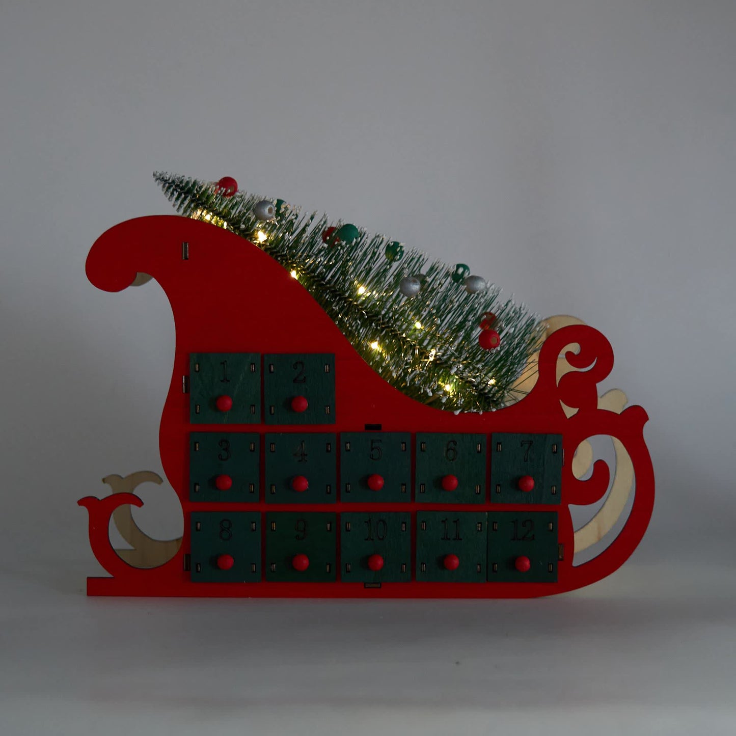 Brighthowl Christmas Countdown Advent Calendar Gift Box Decor