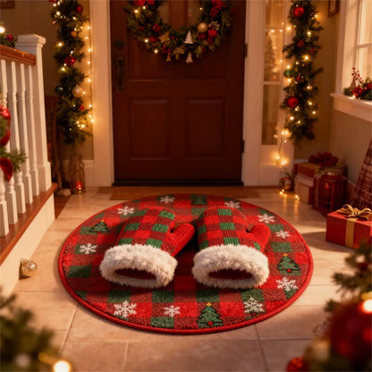 Brighthowl Christmas Stocking 3D Effect Rug