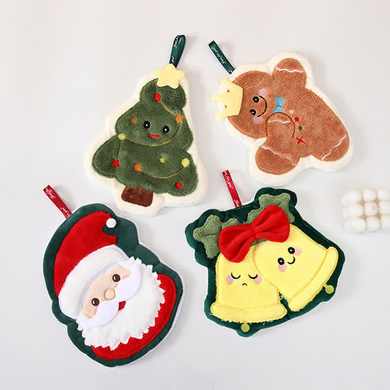 Brighthowl Christmas Hanging Kitchen & Bathroom Towels