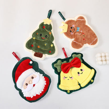 Brighthowl Christmas Hanging Kitchen & Bathroom Towels