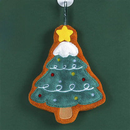 Brighthowl Christmas Ultra-Soft & Absorbent Hand Towels