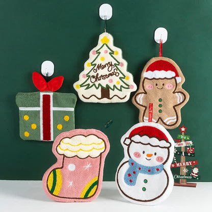 Brighthowl Christmas Cartoon Quick-Dry Hand Towels