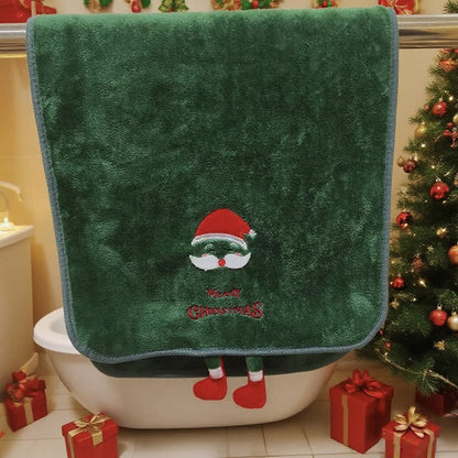 Brighthowl Christmas Holiday Gift Towels with Dangling Legs