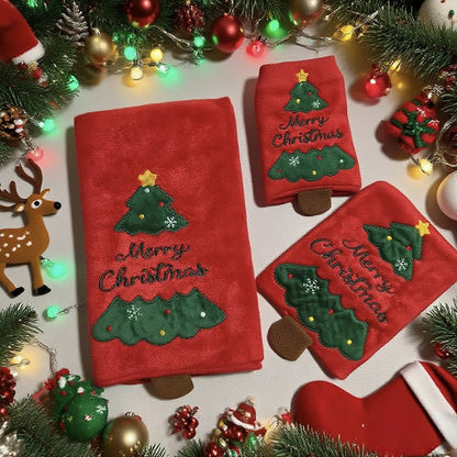 Brighthowl Christmas Holiday Gift Towels with Dangling Legs