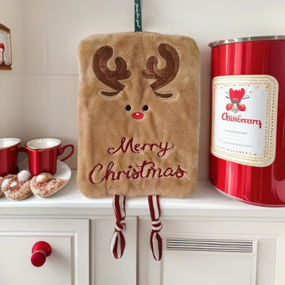 Brighthowl Christmas Holiday Gift Towels with Dangling Legs