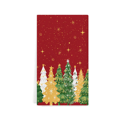 Brighthowl Christmas Tree Absorbent Multi-use Towel
