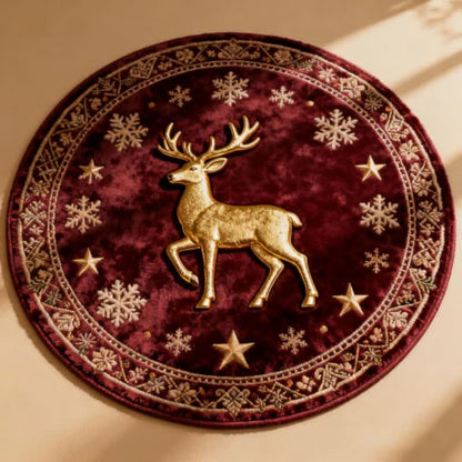 Brighthowl Christmas Reindeer 3d Effect Rug