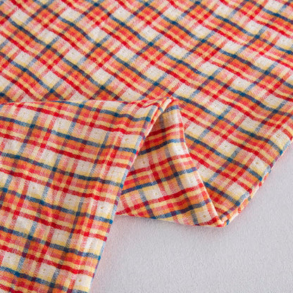 Brighthowl Cozy Plaid 100% Cotton Duvet Cover Set (3PCS)