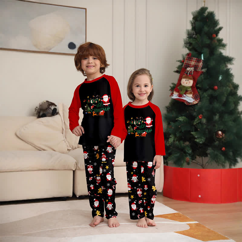 Brighthowl Christmas Santa Family Matching Loungewear Set