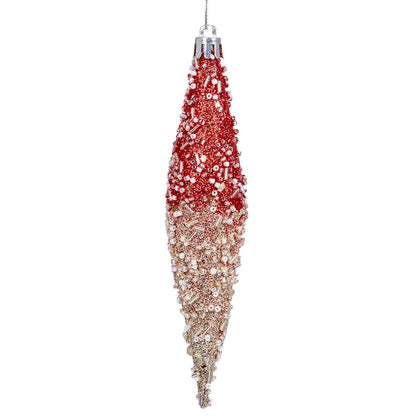 Brighthowl Gradient Glitter Christmas Tree Ornament Set