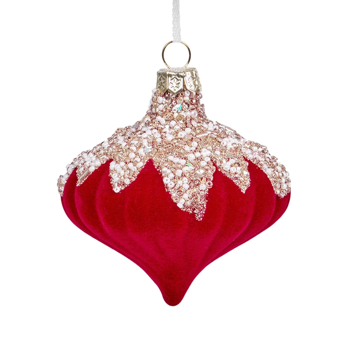 Brighthowl Christmas Velvet Balls With Glitter Accents