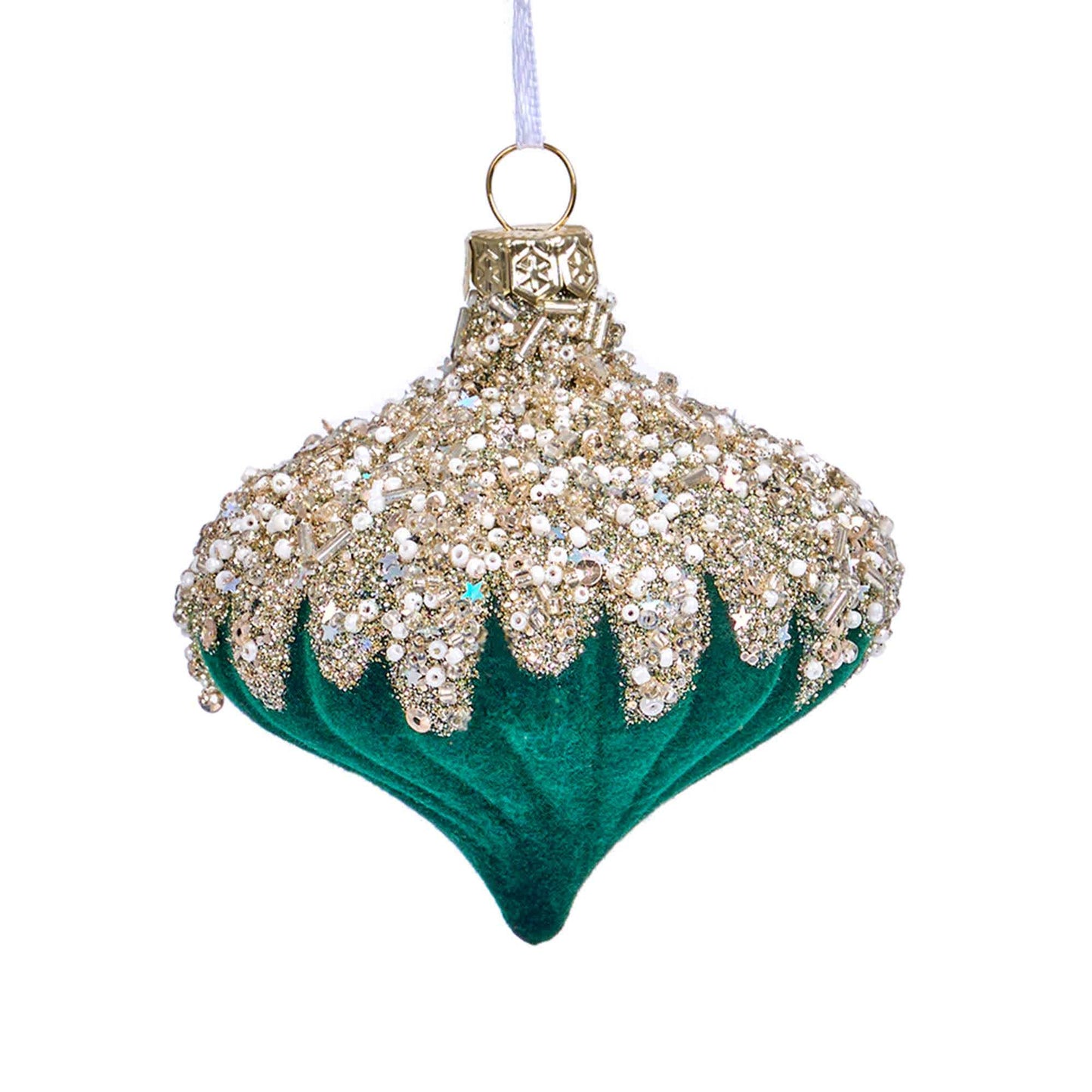 Brighthowl Christmas Velvet Balls With Glitter Accents