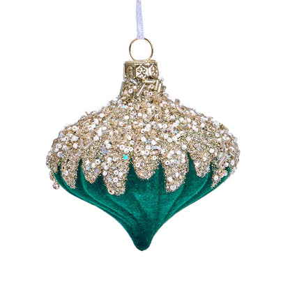 Brighthowl Christmas Velvet Balls With Glitter Accents