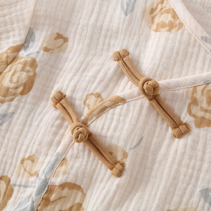 Brighthowl Rustic Rose Cotton Gauze Pajama Set